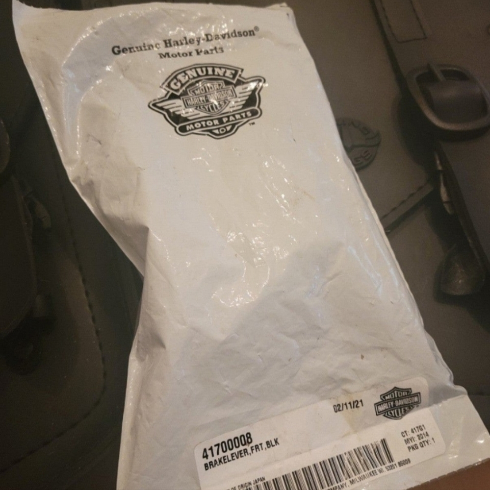 New Harley-Davidson motorcycle part brake lever front